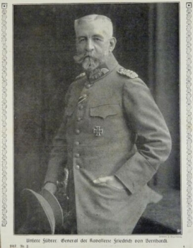 1917 - alter Druck - Unser Führer: General der Kavallerie Friedrich von Bernhardi